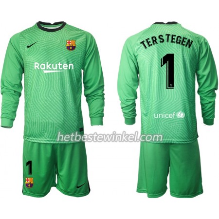 FC Barcelona Doelman TER Stegen 1 Tenue M001 2020/21 - LS (+ Korte broeken)